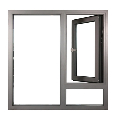 Folding Screen Winddicht Aluminium Dubbelglazen Casement Windows