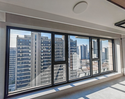 Thermische breuk Aluminium legering Casement Windows Met 1,8 mm wanddikte