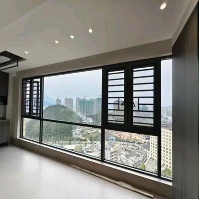 Groothandel in ramen met thermische onderbreking van aluminium, draairamen met dubbele beglazing voor alle weersomstandigheden